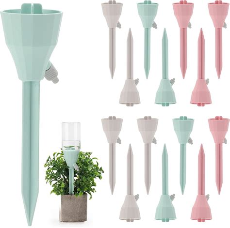 Self Watering Planter Insert Spikes Stakes 15 Pcs Plant Watering Devices With