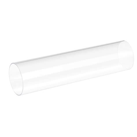 Uxcell 44mm ID X 50mm OD X 305mm Clear Rigid Acrylic Pipe Round Tube