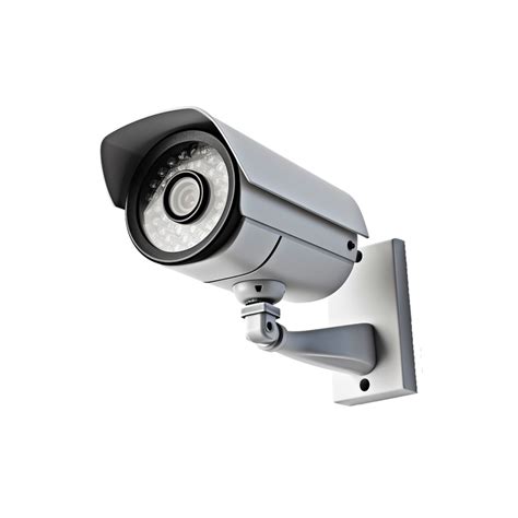 Ai Generated Wall Mount Cctv Security Camera Png Isolated On