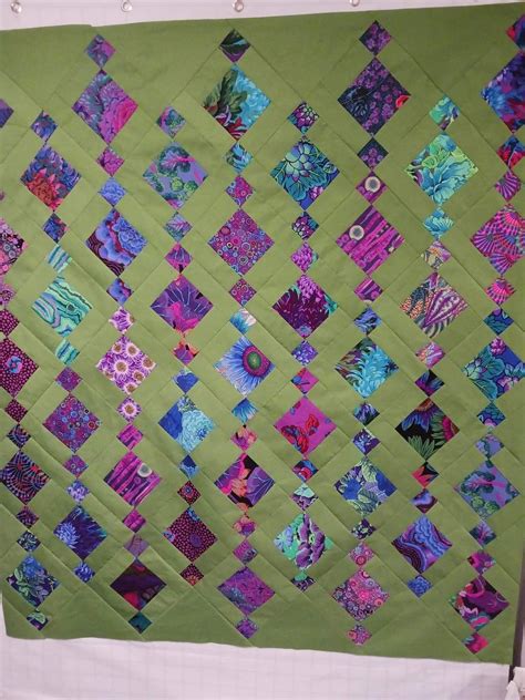 Colorful Quilt Kit With Batik Designs
