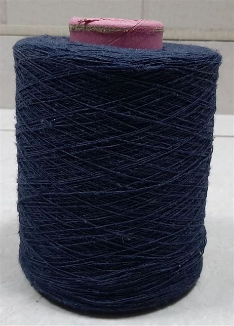 Dry Spun 24S 1 Ply Navy Blue Dyed Cotton Yarn At Rs 350 Kg In Panvel