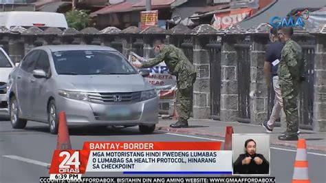 Mga Motoristang Hindi Pwedeng Lumabas O Lumabag Sa Health Protocol