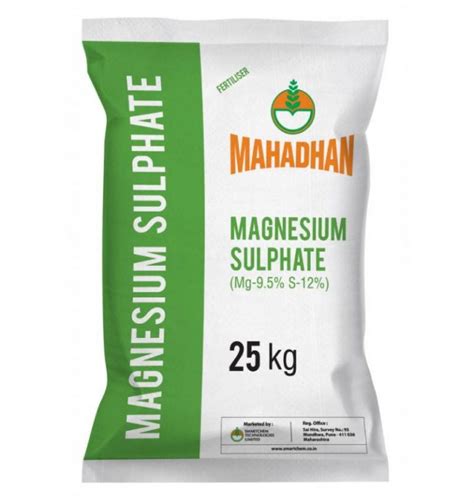 Magnesium Sulphate Fertilizer Magnesium Sulphate Nutrients Fertilizer