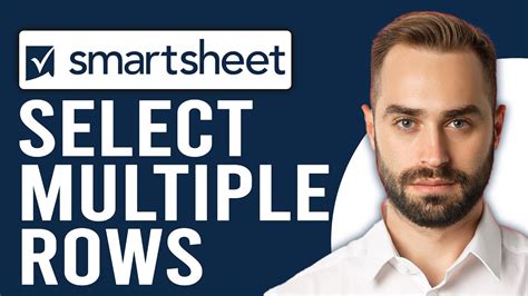 How To Select Multiple Rows In Smartsheet Step By Step Youtube