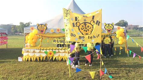 Rumah Sukan Tahunan Hiasan Khemah Sekolah Kebangsaan Pengkalan Tentera