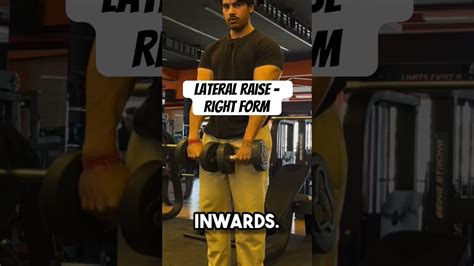 How To Do Lateral Raise Shoulder Workout Workout Bodybuilding Gym