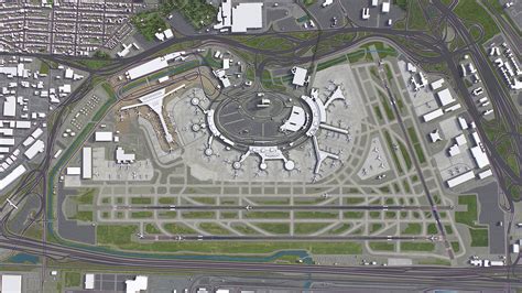 3D model Newark Liberty Airport VR / AR / low-poly | CGTrader