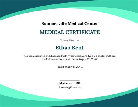 Free Dental Medical Certificate Sample Word Doc Psd Indesign