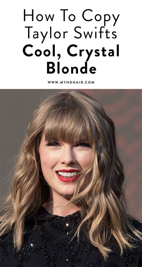 How To Copy Taylor Swifts Cool, Crystal Blonde | Taylor swift hair ...