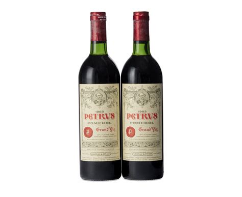 Petrus 1983 Pomerol Uvts Slightly Bin Soiled Labels Oxidized