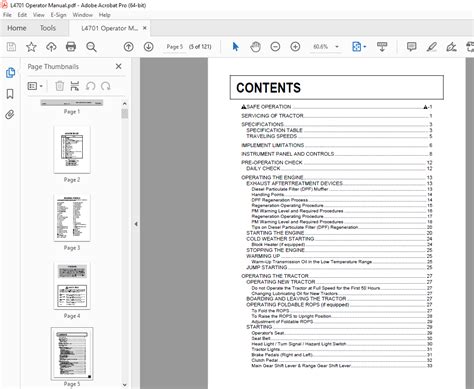 Kubota Tractor L4701 Operators Manual Pdf Download Heydownloads