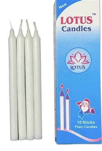 Cylindrical White Plain Household Emergency Candle 210p Mrp 2000 At Rs 1600packet In Mumbai