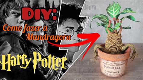 Diy Harry Potter Como Fazer A Mandragora Papel Mache Youtube