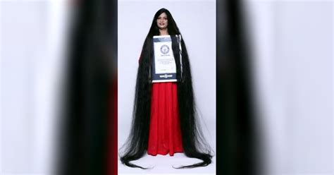 Woman In India Breaks World Record For Longest Hair Trstdly Trusted