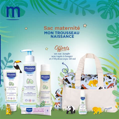 MUSTELA Sac Trousseau De Naissance P Comme Para