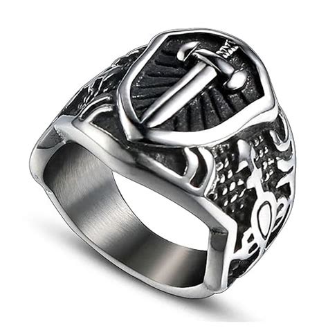 Anillos Hombre Acero Inoxidable Ajustable Inoxidable