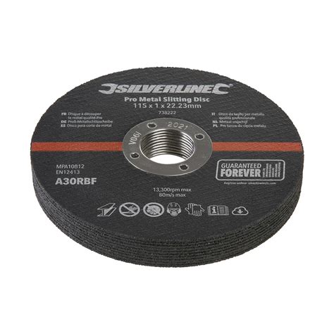 Toolstream Ltd Silverline Pro Metal Slitting Disc 10pk