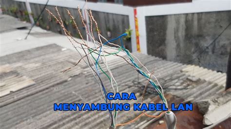 Cara Menyambung Kabel LAN Yang PUTUS YouTube