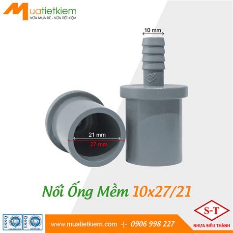 Nối Ống Mềm Pvc Phi 10x2721 đầu Nối ống Mềm 19mm đầu Nối Od 27mm Id