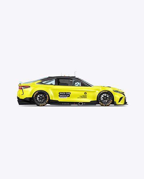 Nascar Race Car Mockup - Side View - Free Download Images High Quality PNG, JPG - 108661