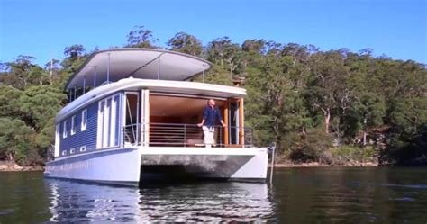 A Solar Electric Houseboat From Mothership Marine