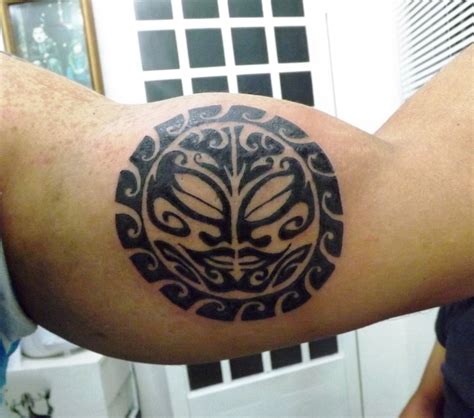 Fabiano Tatuagem Tatuagem Sol Rosto Maori