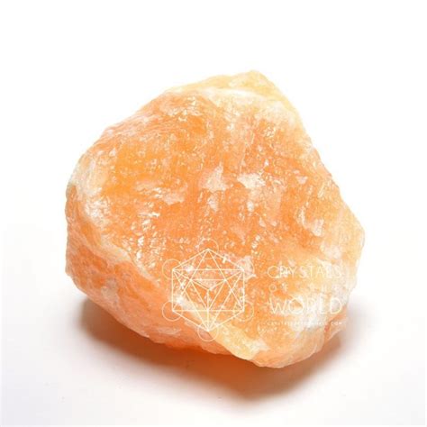 Calcite Orange Rough Chunks Crystals Of The World