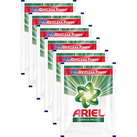 Ariel Detergent Powder Sunrise Fresh 36g X 6s Detergent Powder