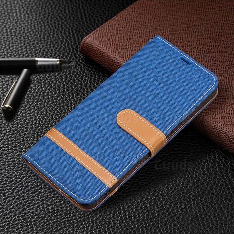 Jeans Cowboy Denim Leather Wallet Case For Samsung Galaxy A G