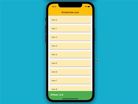 Flutter Get Current Scroll Offset In ListView GridView KindaCode