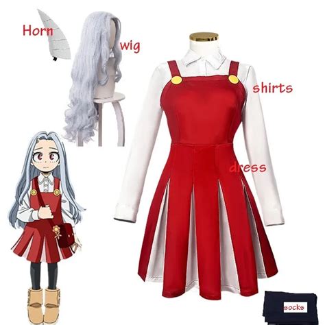 Anime Boku No My Hero Academia Season4 Eri Cosplay Costume Uniform Dress Halloween Costume Wig