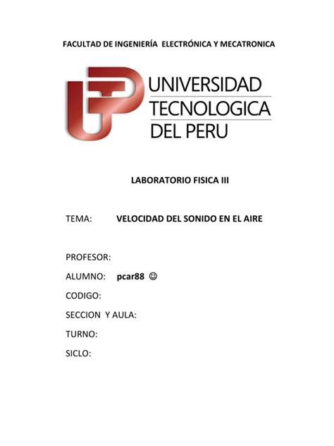 Velocidad Del Sonido En El Aire Pdf Olas Sonido