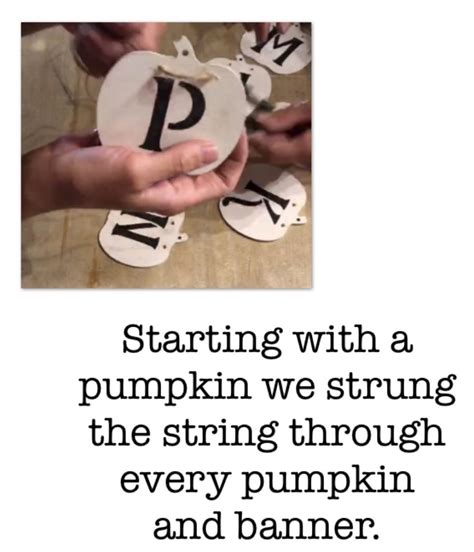 DIY Pumpkin Garland | Chalk It Up Fancy