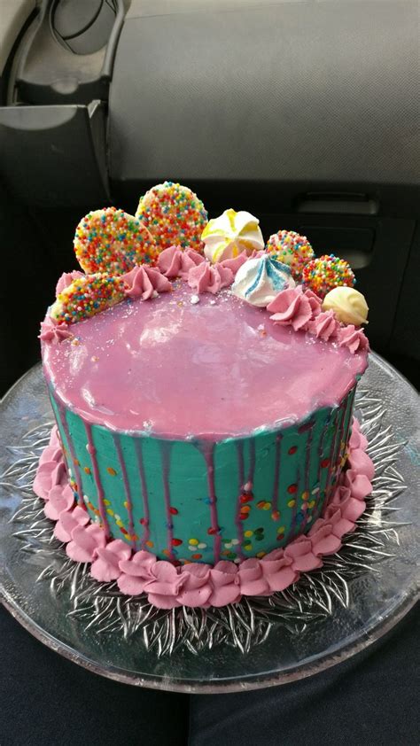 Colorful Drip Cake