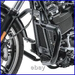 Pare Cylindre Mustache Ii Pour Harley Davidson Softail Noir