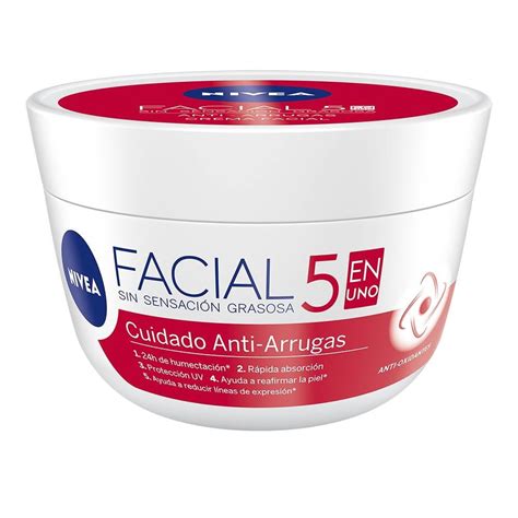 Crema Facial Nivea Cuidado Facial En Antiedad Anti Arrugas Ml