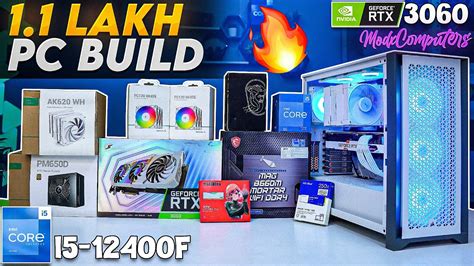 Rs 11 Lakh Gaming Pc Build Intel I5 12400f And Rtx 3060 Youtube