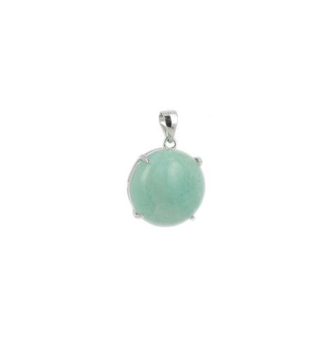 Pendentif Amazonite Sur Argent Lady M Minerals Sore