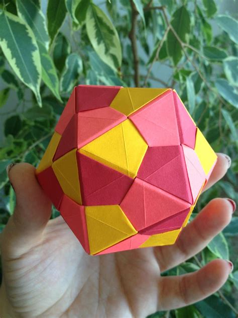 Icosahedron Made From Triangle Edge Modules Designed By Lewis Simon And Bennett Arnstein