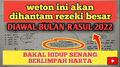 Weton Ini Akan Dihantam Rezeki Besar Diawal Bulan Rasul Tahun