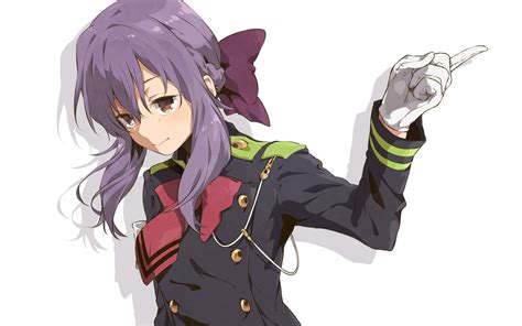 Hiiragi Shinoa Anime Girls 1080p Owari No Seraph Anime Hd Wallpaper