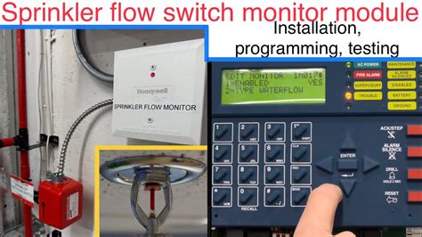 Fire Sprinkler Flow Switch Monitor Module Install Programming And