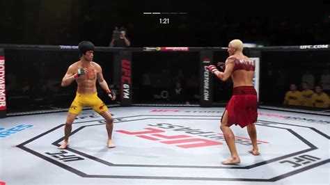 Ufc4 Bruce Lee Vs Alex Kaufmann Ea Sports Ufc 4 Epic Fight Youtube