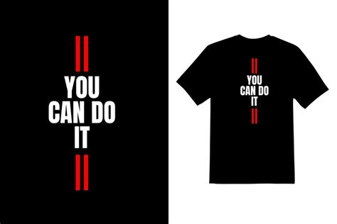 Premium Vector Motivational Typeface T Shirt Design