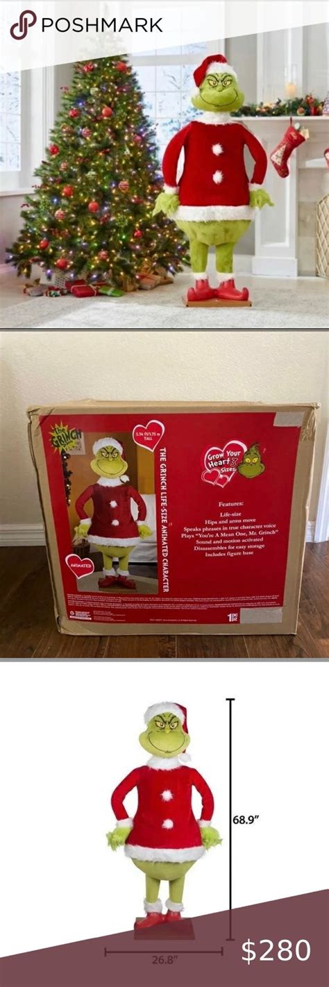 Dr Seuss The Grinch Life Size Animated Animation Seuss Life Size