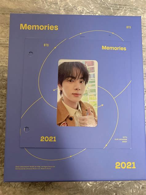 Bts Memories Blu Ray Jin Paypay