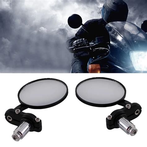 Universal Black Motorcycle Rearview Mirrors 7 8 For Bmw Ducati Aprilia