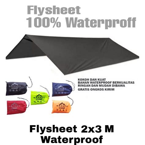 Jual Flysheet X M Tebal Waterproof Ultralight Outer Terpal Mancing