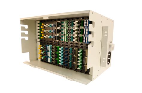 U Splice And Termination Fiber Optic Interconnect Rack Mount Enclosure