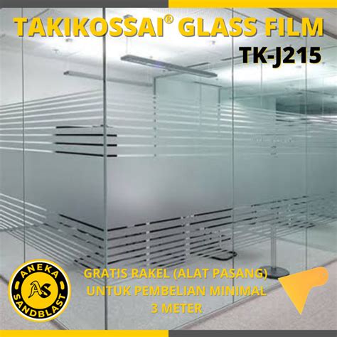 Jual TAKIKOSSAI Sticker Stiker Kaca Glass Film Sandblast Sunblast TAKI